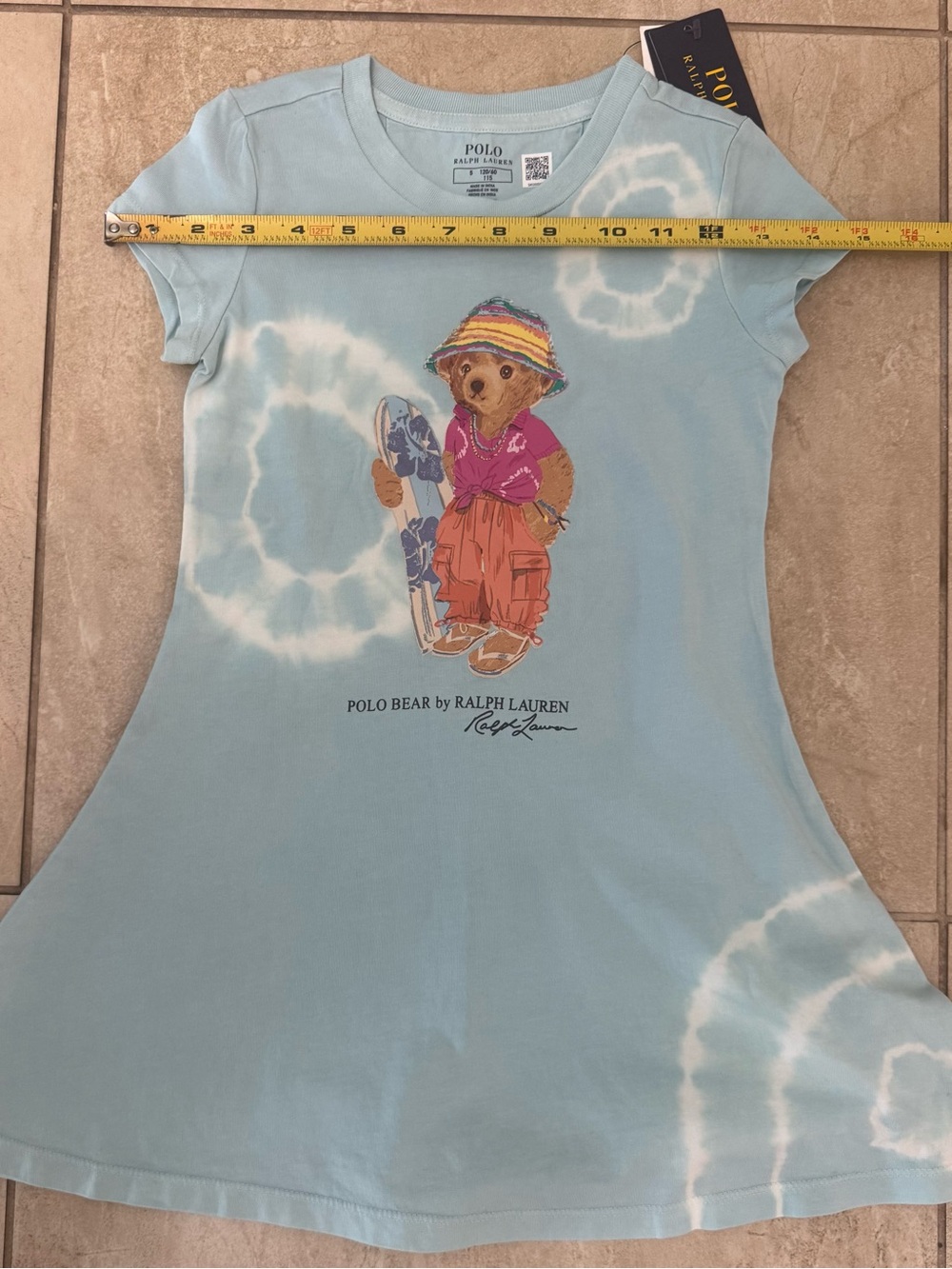 Polo Ralph Lauren Tie-Dye Polo Bear  Dress - Picture 10 of 14